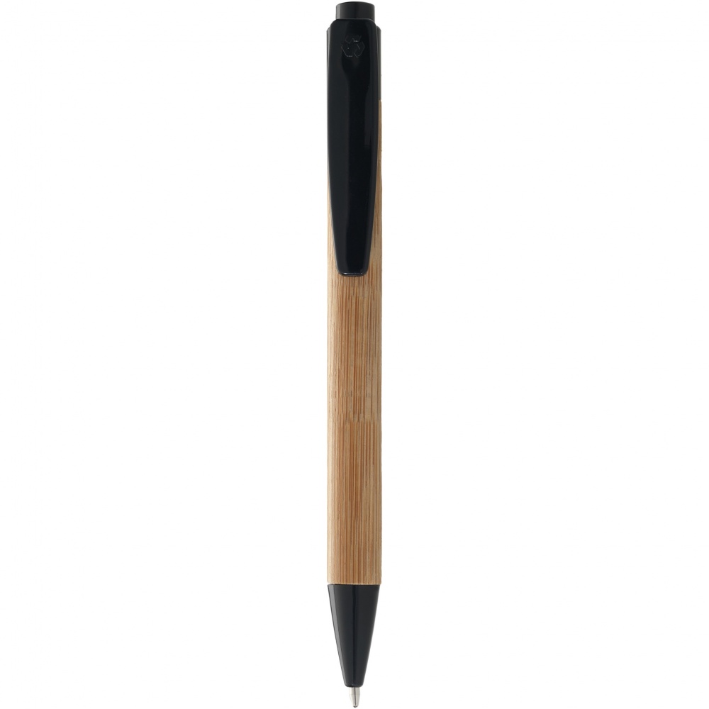 Logo trade promotional merchandise image of: Borneo bamboo ballpoint pen