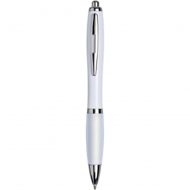 Logo trade corporate gifts picture of: Nash ballpoint pen with coloured barrel and grip