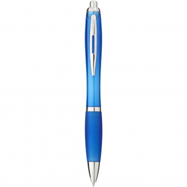 Logotrade business gift image of: Nash ballpoint pen with coloured barrel and grip