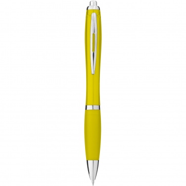 Logotrade business gift image of: Nash ballpoint pen with coloured barrel and grip