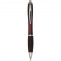 Nash ballpoint pen with coloured barrel and grip, Merlot