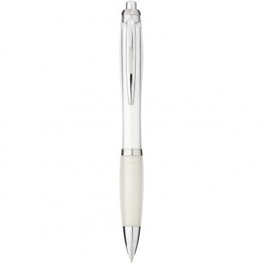 Logo trade promotional merchandise picture of: Nash ballpoint pen with coloured barrel and grip