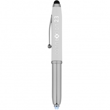 Logo trade business gift photo of: Xenon stylus ballpoint pen with LED light