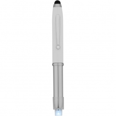 Logo trade promotional gifts picture of: Xenon stylus ballpoint pen with LED light