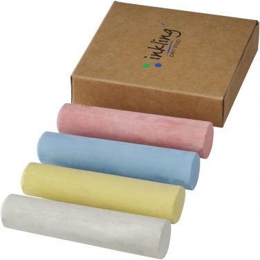 Logotrade promotional merchandise picture of: Screech 4-piece chalk set