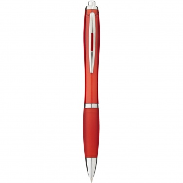 Logo trade business gift photo of: Nash ballpoint pen coloured barrel and grip