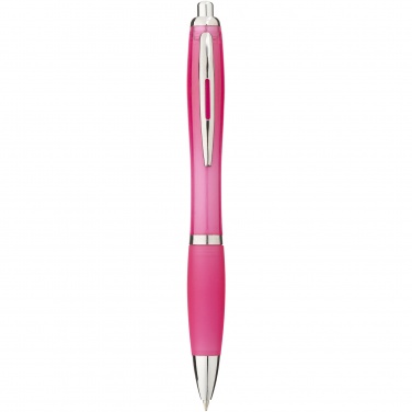 Logo trade promotional giveaways picture of: Nash ballpoint pen coloured barrel and grip