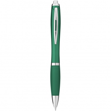 Logo trade business gift photo of: Nash ballpoint pen coloured barrel and grip