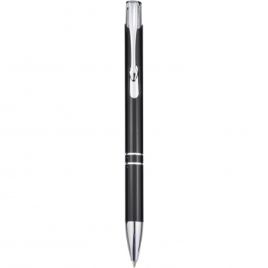 Logo trade promotional items image of: Moneta aluminium click ballpoint pen