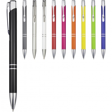 Logotrade promotional giveaways photo of: Moneta aluminium click ballpoint pen