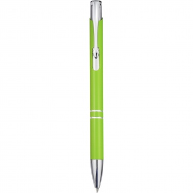 Logo trade promotional gifts picture of: Moneta aluminium click ballpoint pen