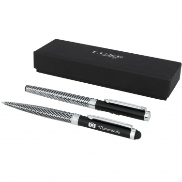 Logo trade promotional merchandise image of: Empire duo pen gift set