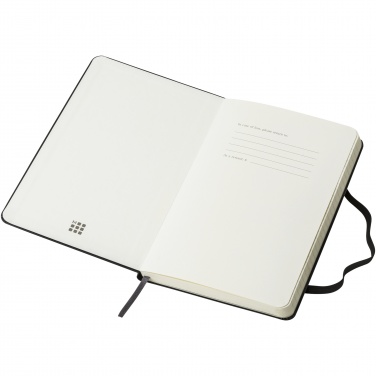 Logo trade promotional product photo of: Moleskine Classic M hard cover notebook - ruled