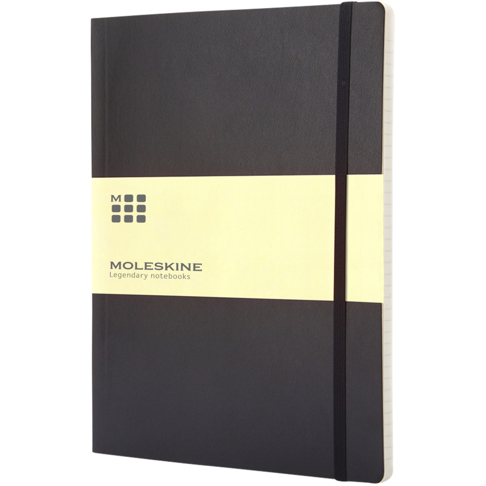 Logo trade promotional gifts picture of: Moleskine Classic XL soft cover notebook - ruled