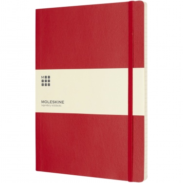 Logo trade corporate gifts image of: Moleskine Classic XL soft cover notebook - ruled