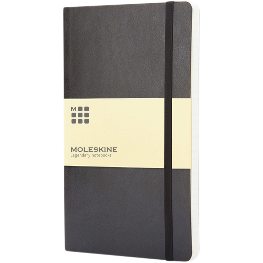 Logo trade business gift photo of: Moleskine Classic L soft cover notebook - ruled