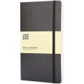 Moleskine Classic L soft cover notebook - ruled, Solid black