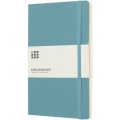 Moleskine Classic L soft cover notebook - ruled, Reef blue