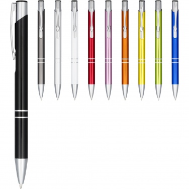 Logotrade promotional items photo of: Moneta anodized aluminium click ballpoint pen