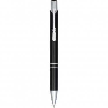 Logo trade corporate gift photo of: Moneta anodized aluminium click ballpoint pen