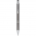 Moneta anodized aluminium click ballpoint pen, Grey