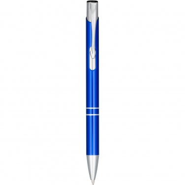 Logo trade corporate gift photo of: Moneta anodized aluminium click ballpoint pen