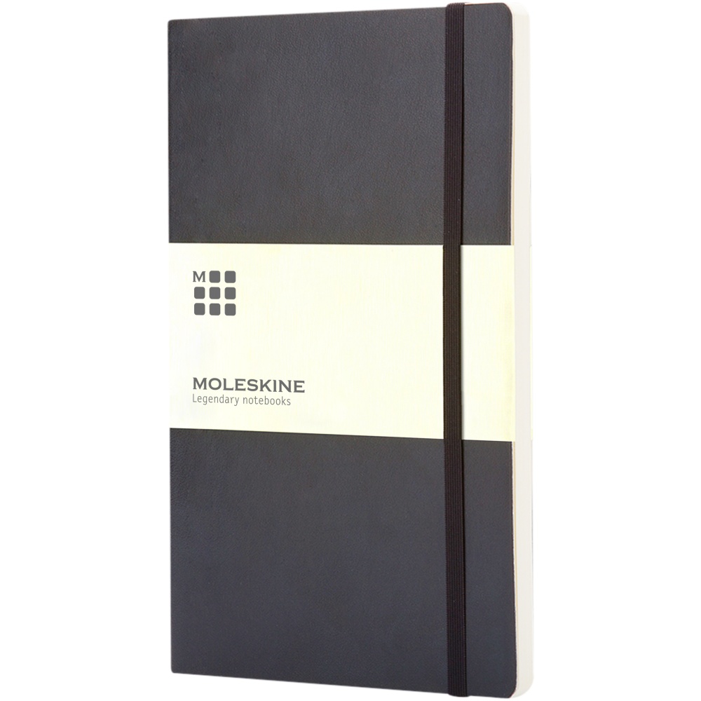 Logo trade advertising product photo of: Moleskine Classic L soft cover notebook - plain