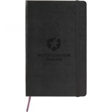 Logo trade promotional merchandise image of: Moleskine Classic L hard cover notebook - squared