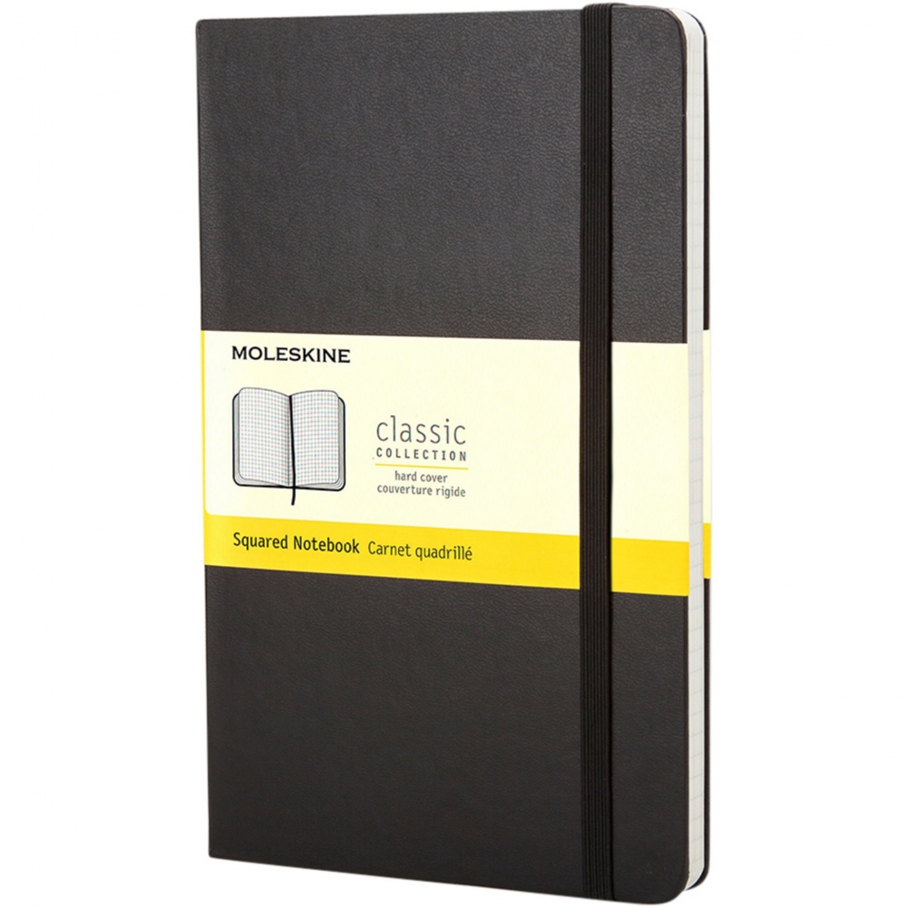 Logo trade promotional merchandise image of: Moleskine Classic PK hard cover notebook - squared