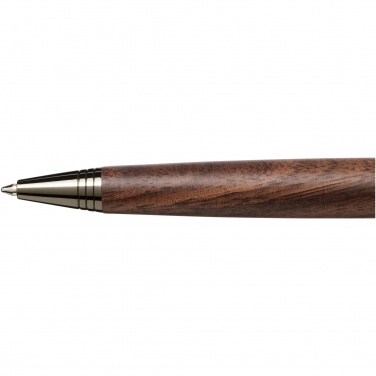 Logo trade promotional gifts picture of: Loure wood barrel ballpoint pen