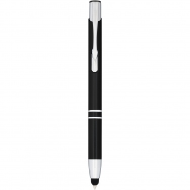 Logotrade promotional item picture of: Moneta anodized aluminium click stylus ballpoint pen