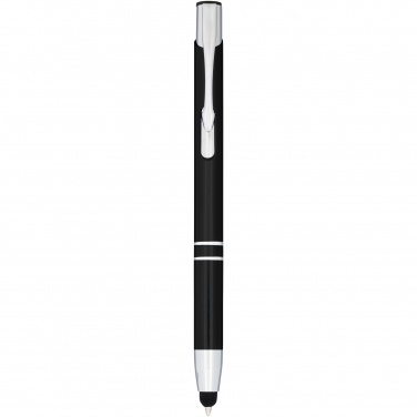 Logotrade promotional product picture of: Moneta anodized aluminium click stylus ballpoint pen