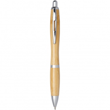 Logo trade promotional merchandise picture of: Nash bamboo ballpoint pen