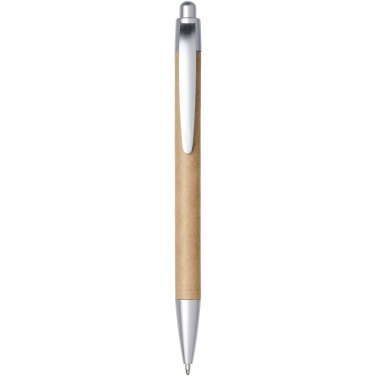 Logo trade promotional merchandise image of: Tiflet recycled paper ballpoint pen