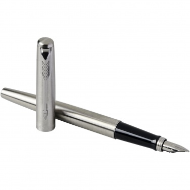 Logo trade promotional items picture of: Parker Jotter stainless steel fountain pen