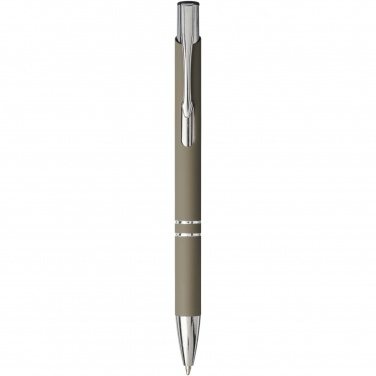 Logo trade promotional gifts image of: Moneta soft touch ballpoint pen