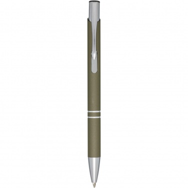 Logo trade advertising products picture of: Moneta soft touch ballpoint pen