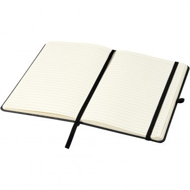 Logo trade promotional giveaways image of: Atlana leather pieces notebook