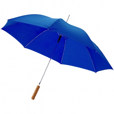 Logo trade promotional items picture of: Lisa 23" auto open umbrella with wooden handle