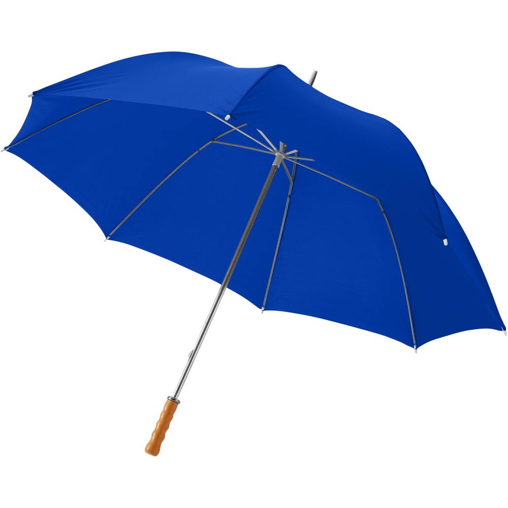 Logo trade promotional items image of: Karl 30" golf umbrella with wooden handle