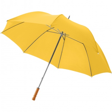 Logo trade advertising product photo of: Karl 30" golf umbrella with wooden handle