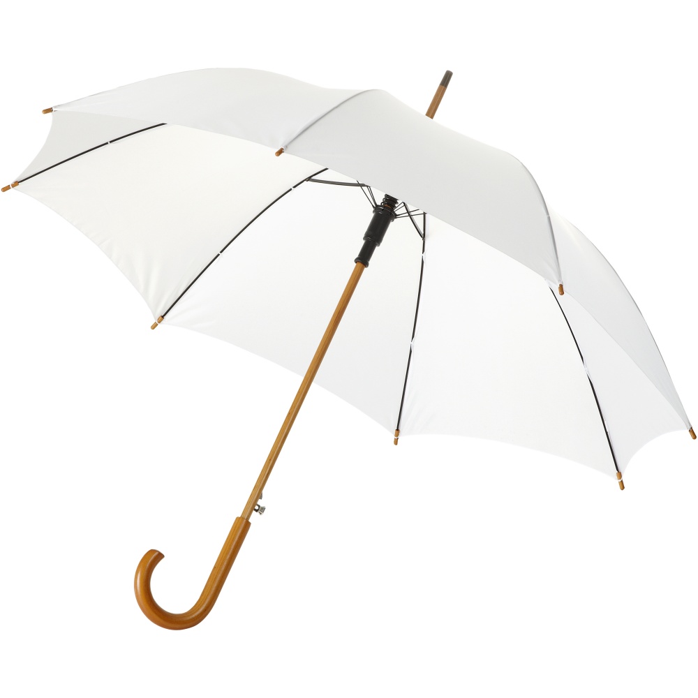 Logotrade promotional item image of: Kyle 23" auto open umbrella wooden shaft and handle