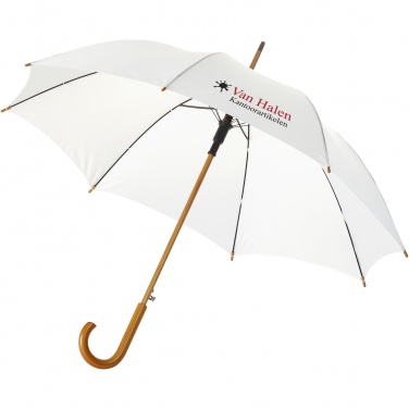 Logotrade business gift image of: Kyle 23" auto open umbrella wooden shaft and handle