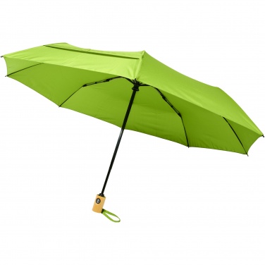 Logotrade promotional merchandise image of: Bo 21" foldable auto open/close recycled PET umbrella