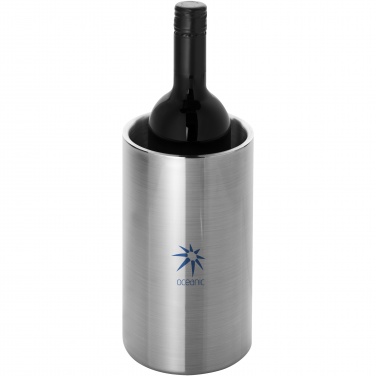 Logo trade corporate gifts image of: Cielo double-walled stainless steel wine cooler