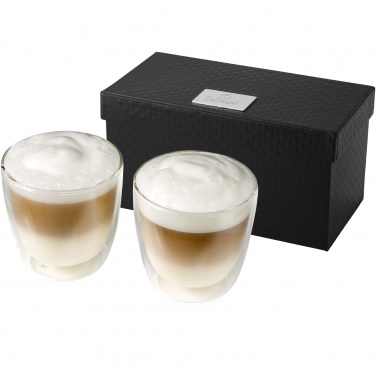 Logo trade business gifts image of: Boda 2-piece glass coffee cup set