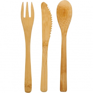 Logotrade promotional giveaways photo of: Celuk bamboo cutlery set