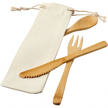 Logotrade promotional gift picture of: Celuk bamboo cutlery set