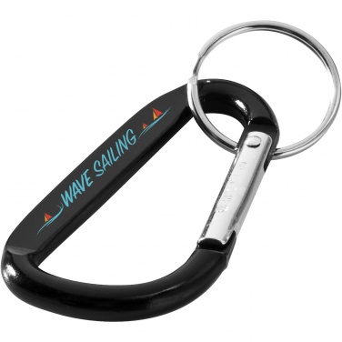 Logo trade promotional giveaway photo of: Timor carabiner keychain