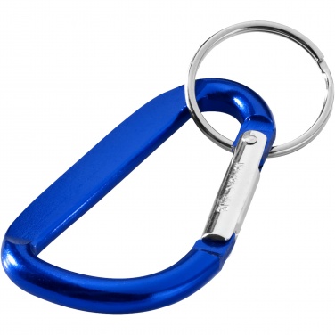 Logo trade business gifts image of: Timor carabiner keychain